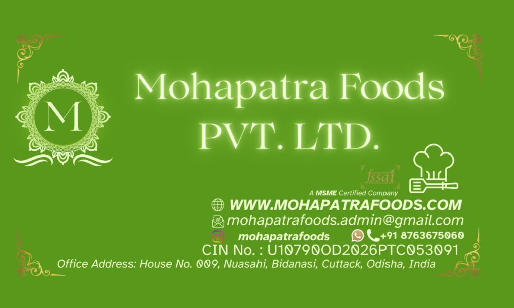 Mohapatra Foods Business Card and Info